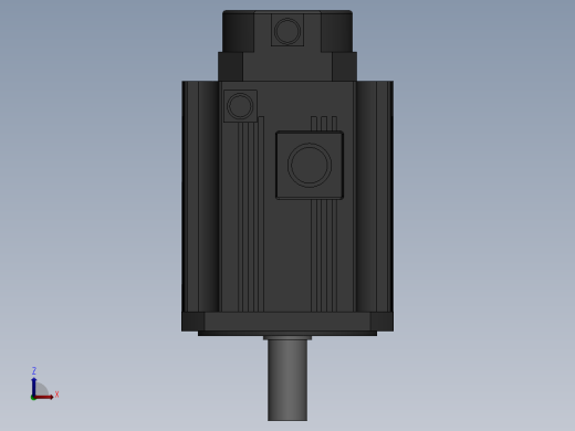 三菱HF-SP152BK伺服电机俯视缩略图