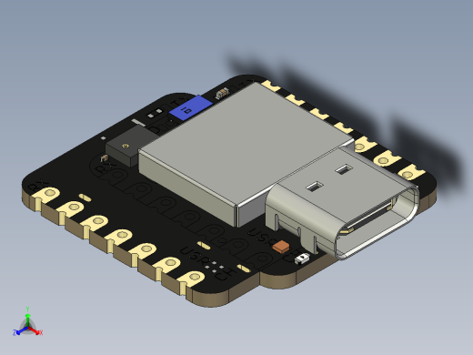 Nrf52840开发板正等轴测缩略图