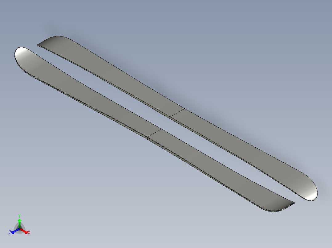 冲浪板5正等轴测图