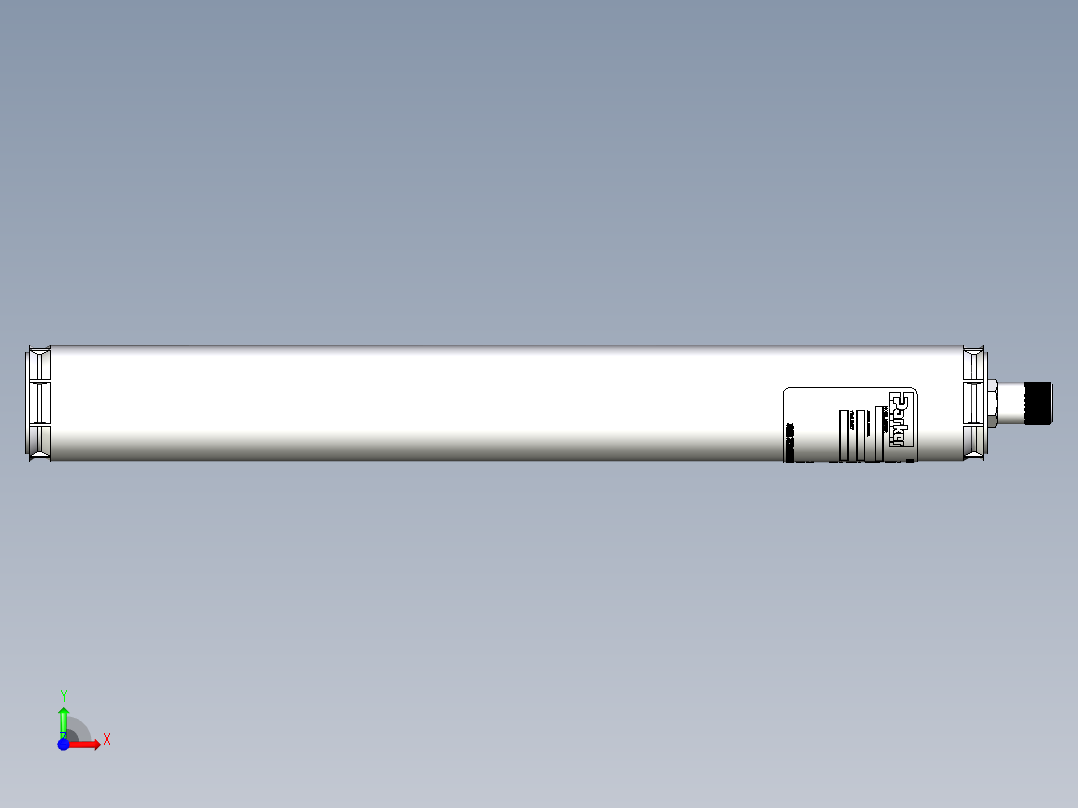 活塞蓄能器前视图