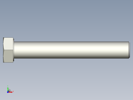 螺钉-DIN_931-M22x2.5x150_32.stp前视缩略图