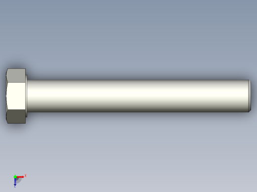 螺钉-DIN_931-M22x2.5x150_32.stp俯视缩略图