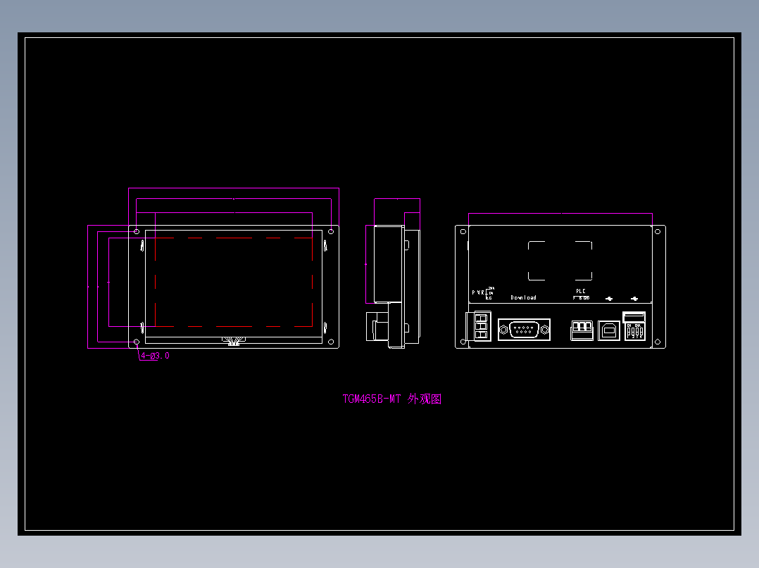 人机界面TGM465B-MT