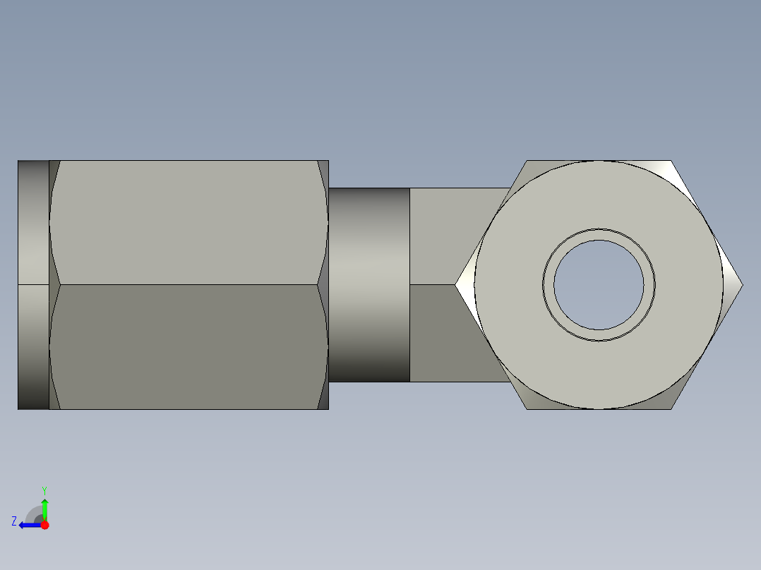 卡套式工业通用硬管接头4_jbu-s右视图
