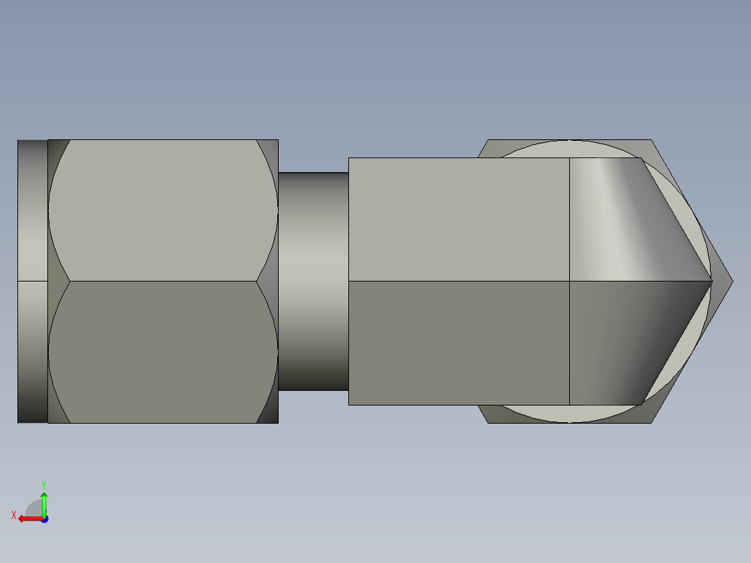 卡套式工业通用硬管接头10_c5bu-s后视图