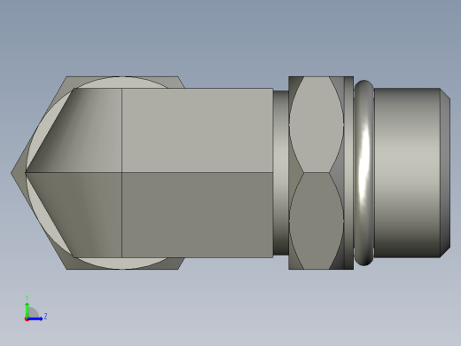 卡套式工业通用硬管接头10_c5bu-s左视缩略图