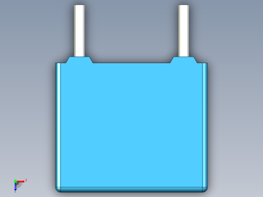 无源元件封装-CAP_BOX_7.3x2.5x6.5_BL俯视缩略图