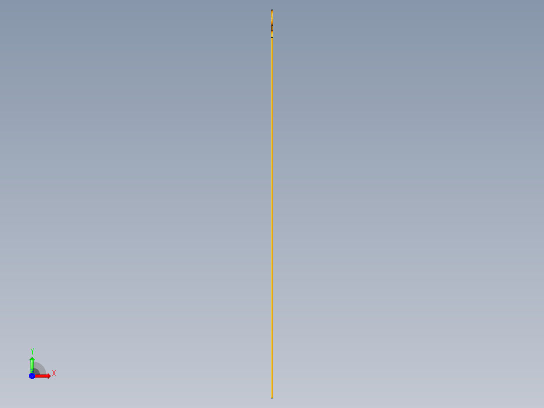 UG吊车模型前视图