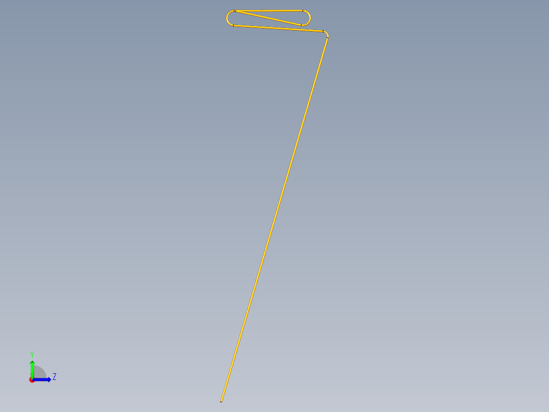 UG吊车模型左视图