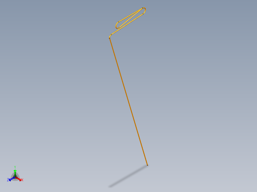 UG吊车模型正等轴测图