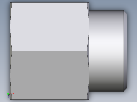 卡套式工业通用硬管接头EO_Swivel_connector_GAI22LRCFX俯视缩略图