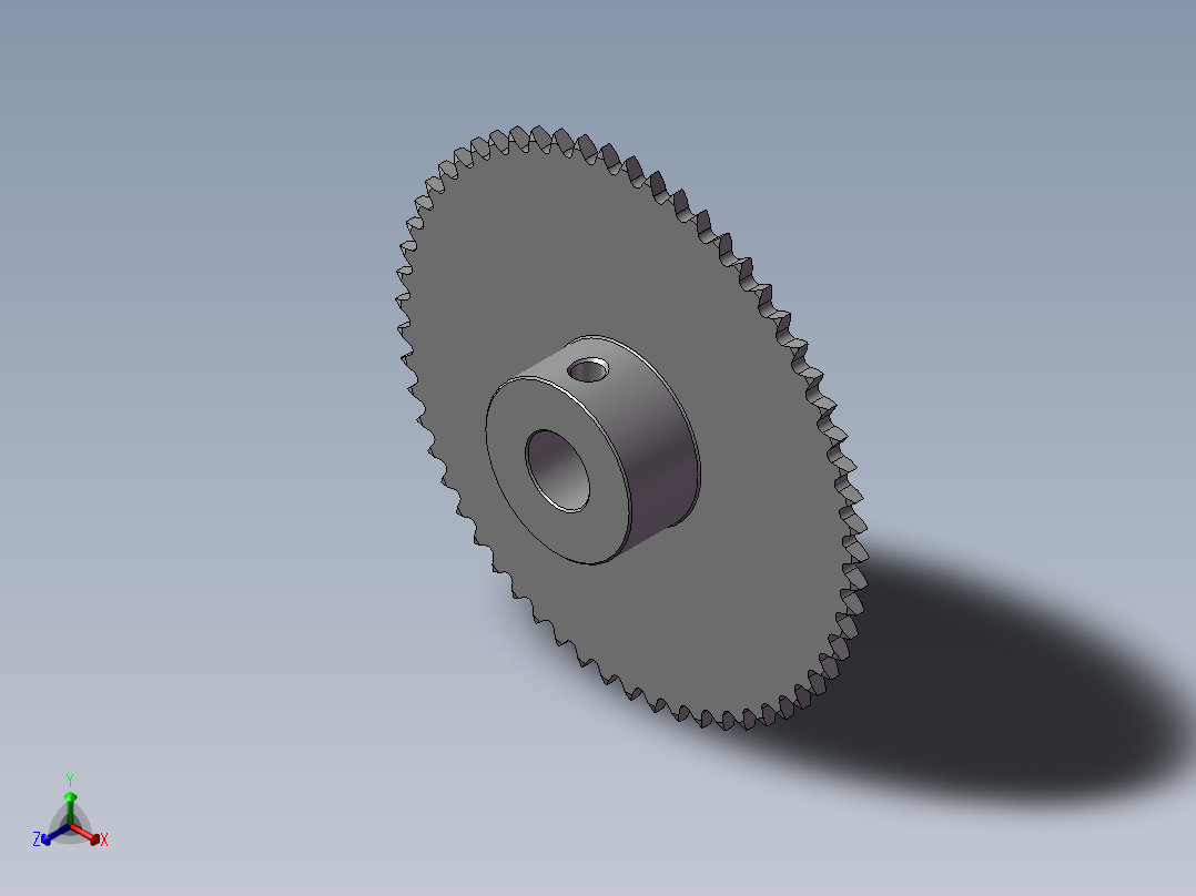 S46 链轮正等轴测图