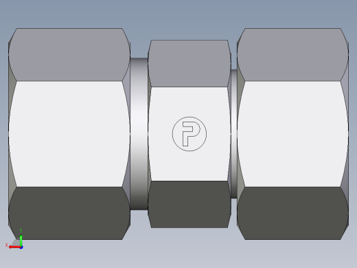 卡套式工业通用硬管接头EO_Distance_piece_adapter_DA20S71后视缩略图