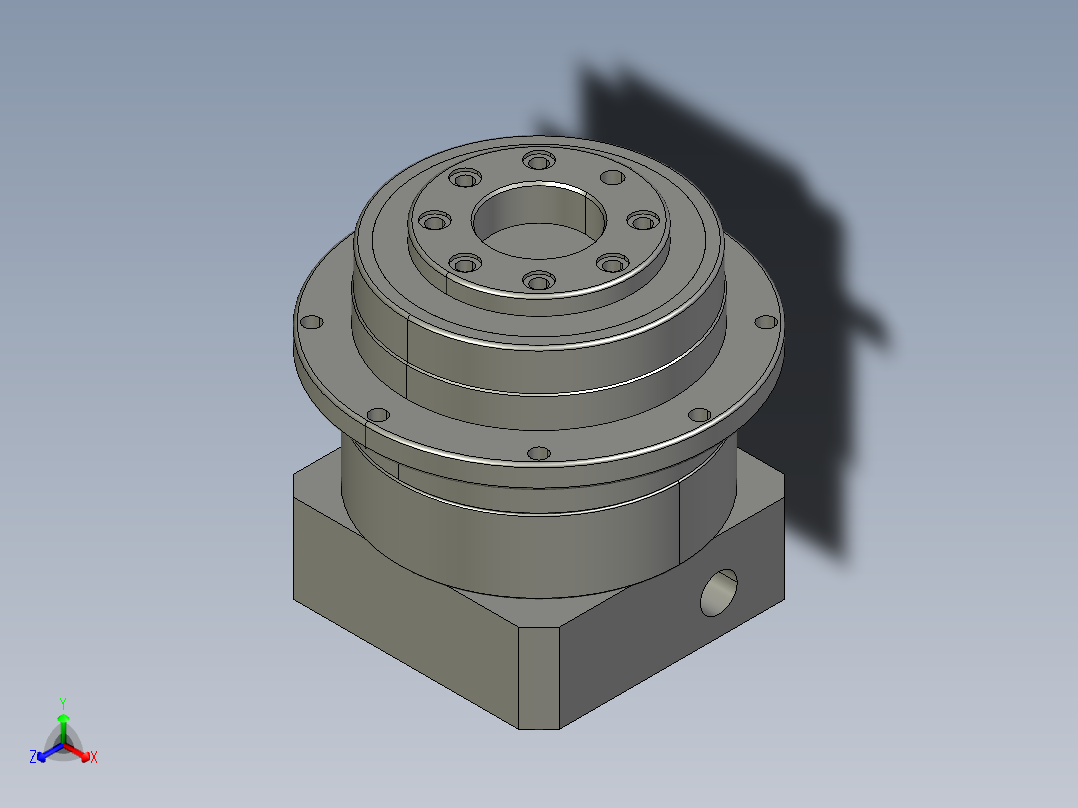 斜齿PHF090-L1 19-70-90-M5.STEP正等轴测图