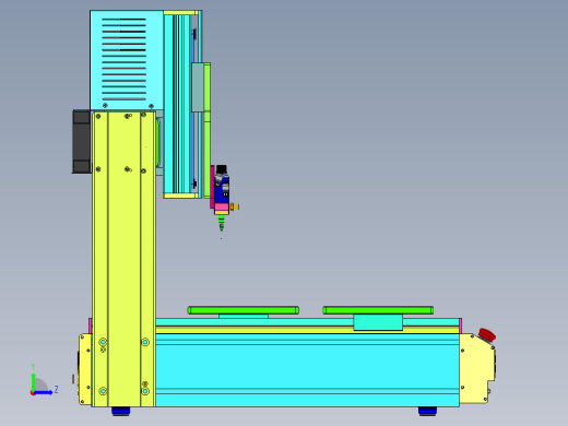 双型点胶机左视缩略图
