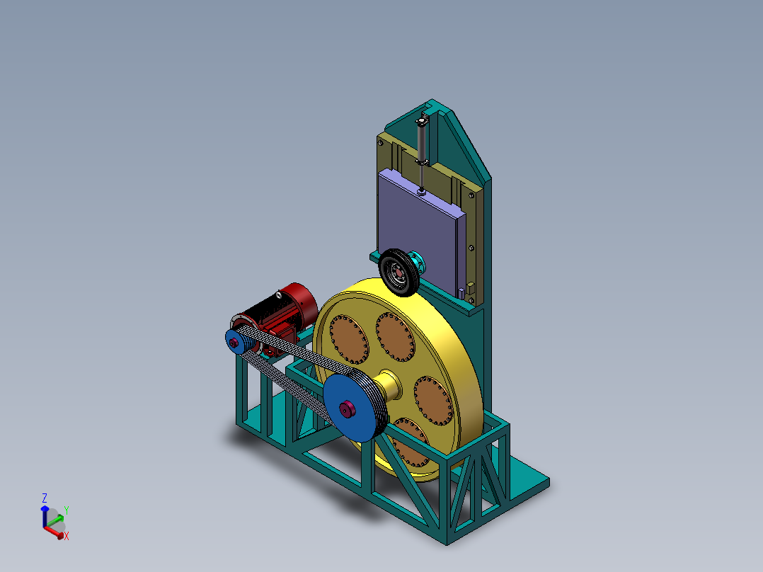 轮胎振动噪声试验装置908167===250正等轴测图