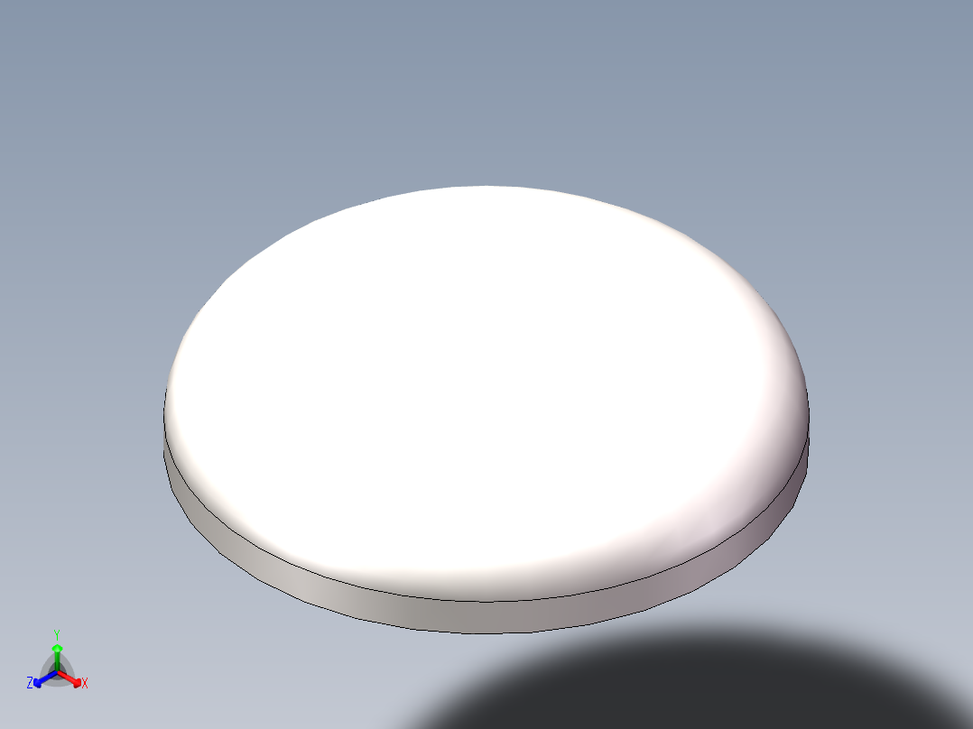 EHA椭圆形封头DN400正等轴测图