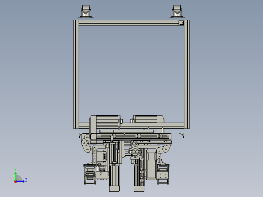 双头滑轨点焊机左视缩略图