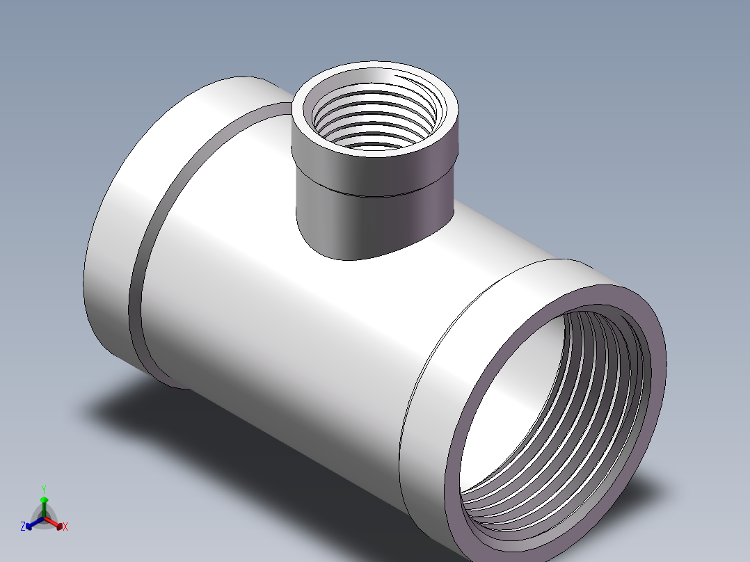 三通-异径 DN25-DN10