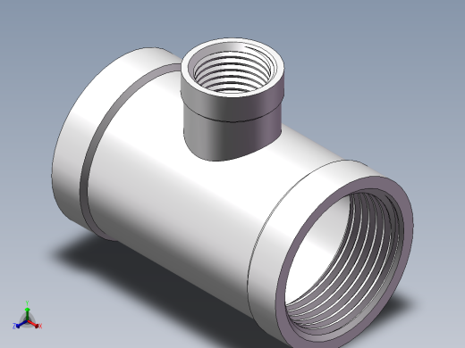 三通-异径 DN25-DN10