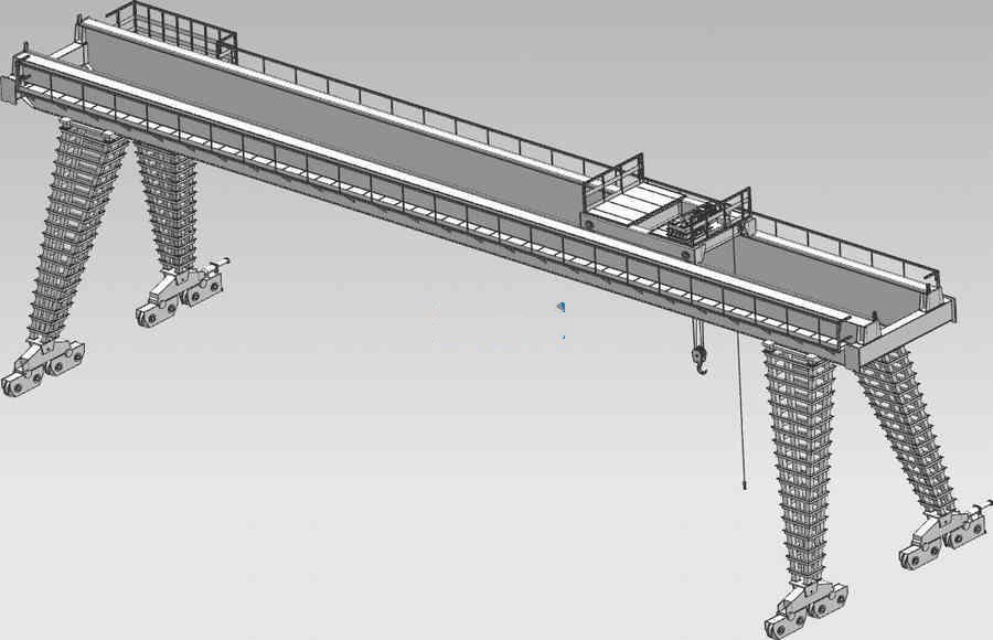 【2121】龙门式起重机UG设计