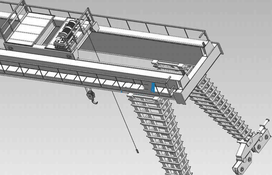 【2121】龙门式起重机UG设计