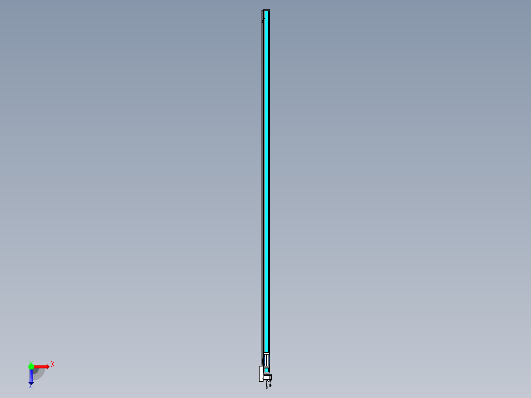 威洛博LB.GB同步带传动--欧规系列LB6A-L65-S3600-BR俯视图