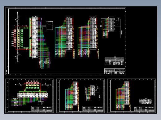 500kV配电装置二次接线安装图