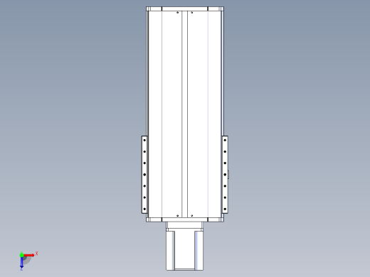 东锦丝杆传动-直线滑台模组DH270-C-L10-S350-BC-T1000W-C3俯视缩略图