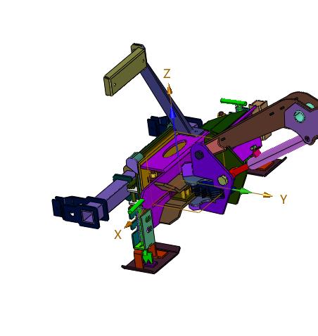 狭窄空间作业小型挖掘机作业臂