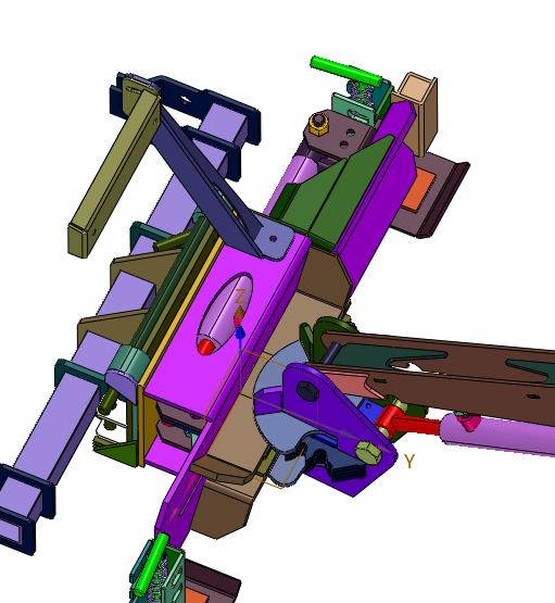 狭窄空间作业小型挖掘机作业臂