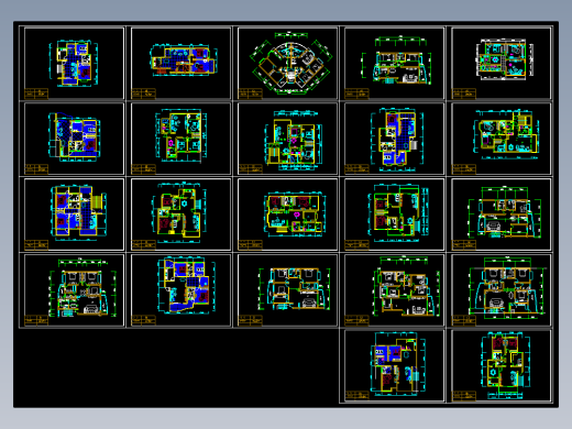 经典户型建筑图