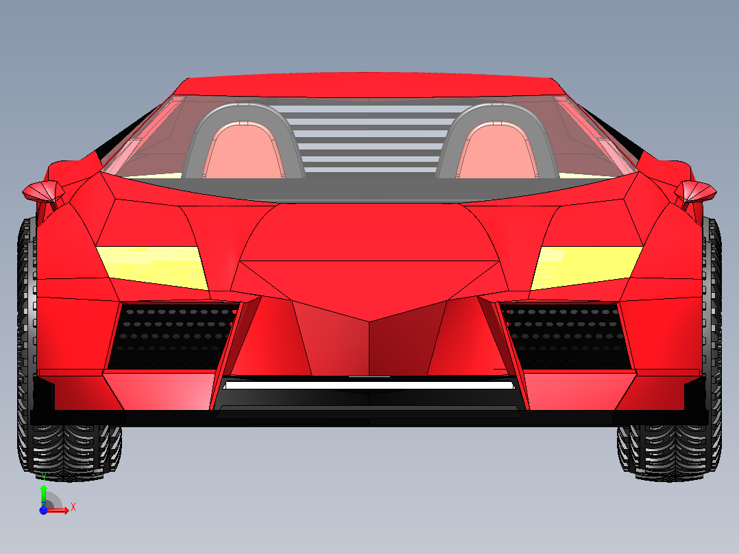 兰博基尼前视图