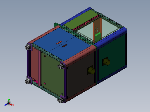 弧面擦拭机sw22可编辑正等轴测缩略图