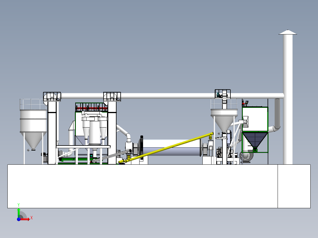 磨粉生产线sw20前视图