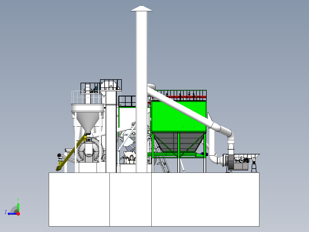 磨粉生产线sw20右视图