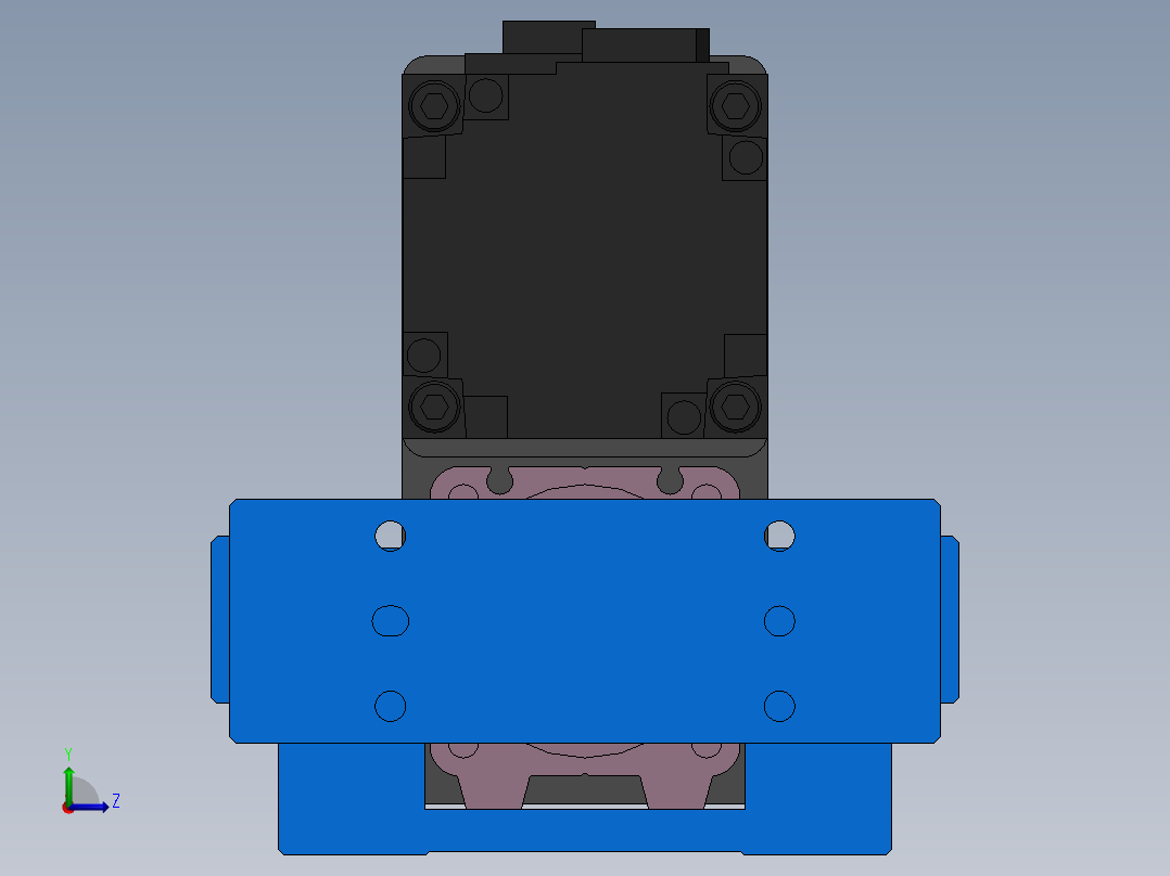 电动缸 MTC32系列 6款左视图