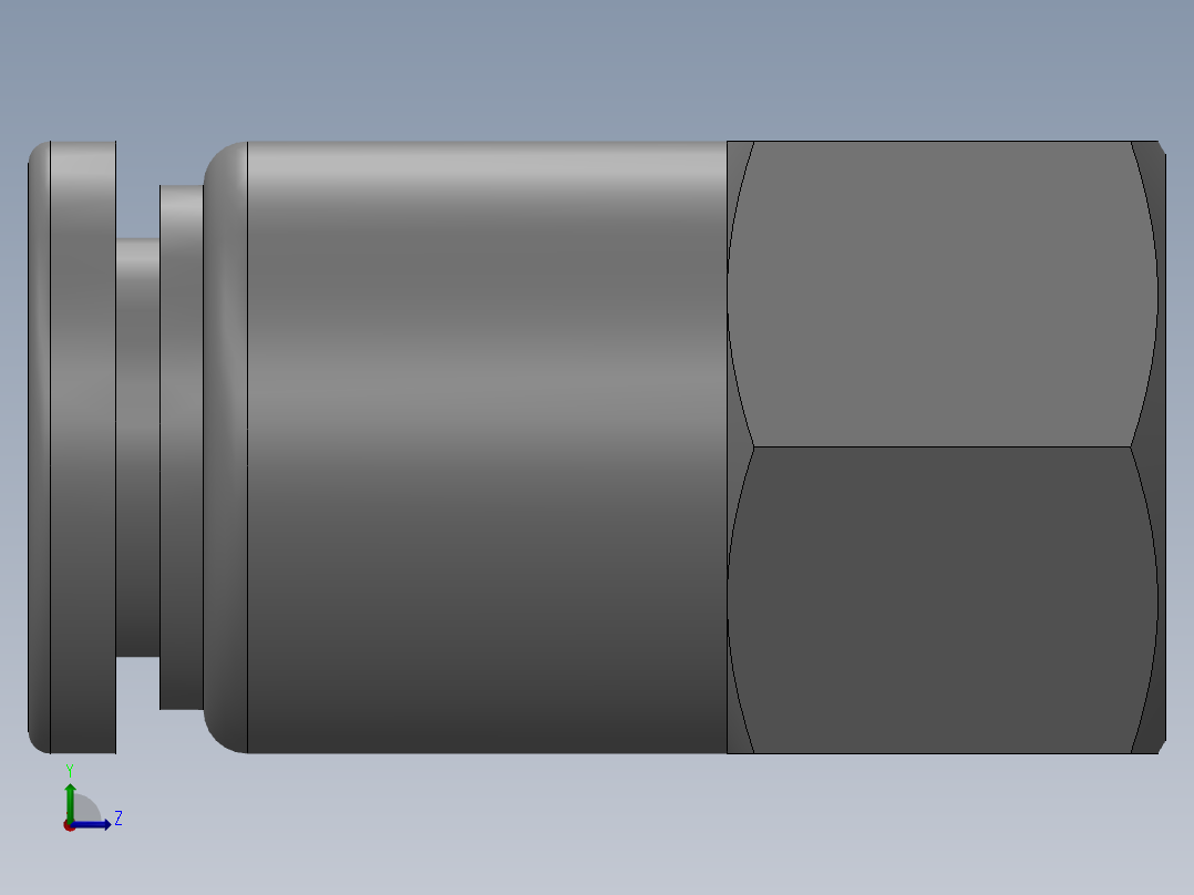 气动元件APCF8_01左视图
