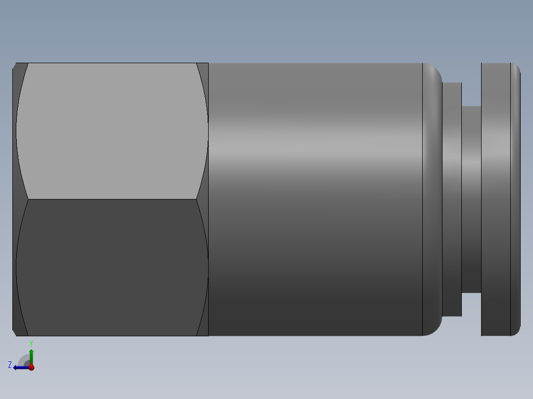 气动元件APCF8_01右视图