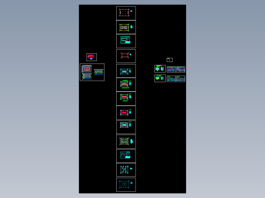 笔记本键盘外壳冲键盘孔模具图