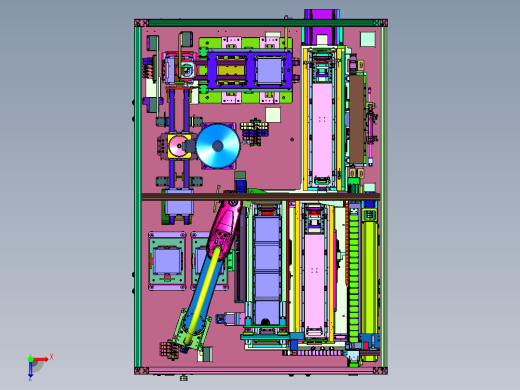 全自动电容铺盘设备俯视缩略图