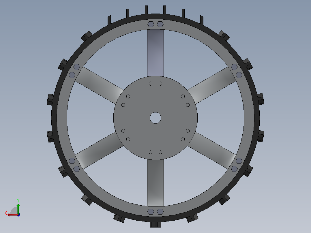 轮毂、轮胎(52)后视图