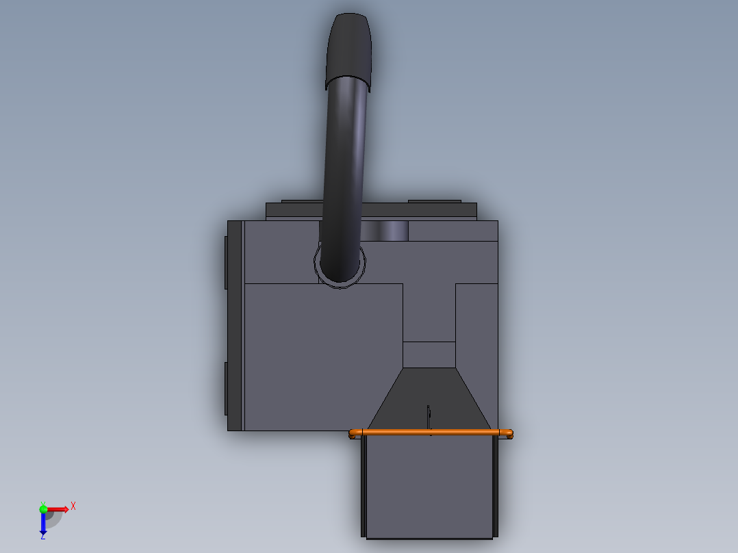 A2004536-滑移式木材粉碎机俯视图