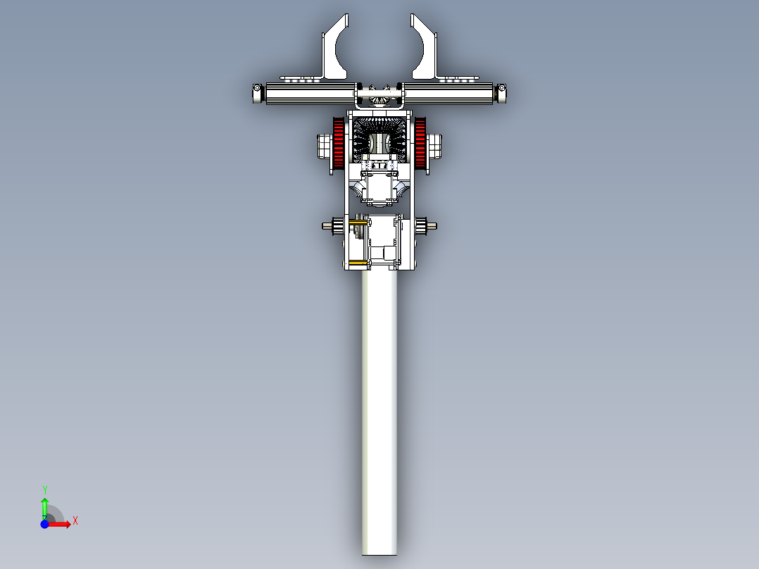 差速器手腕前视图