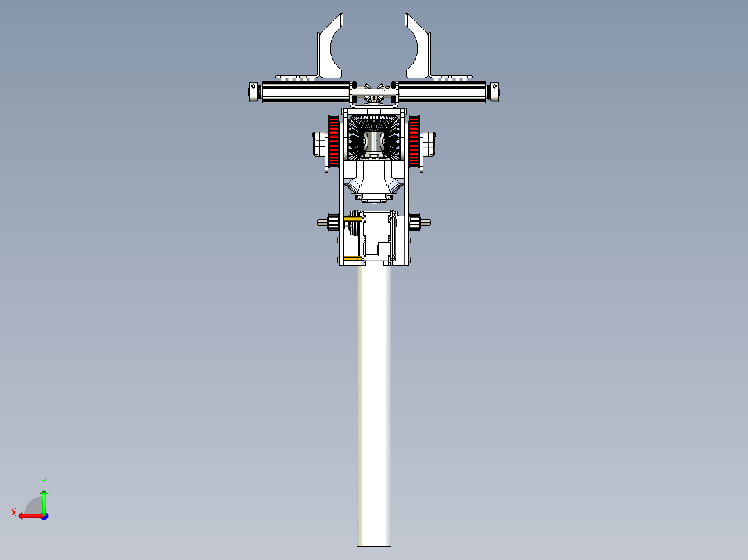 差速器手腕后视图