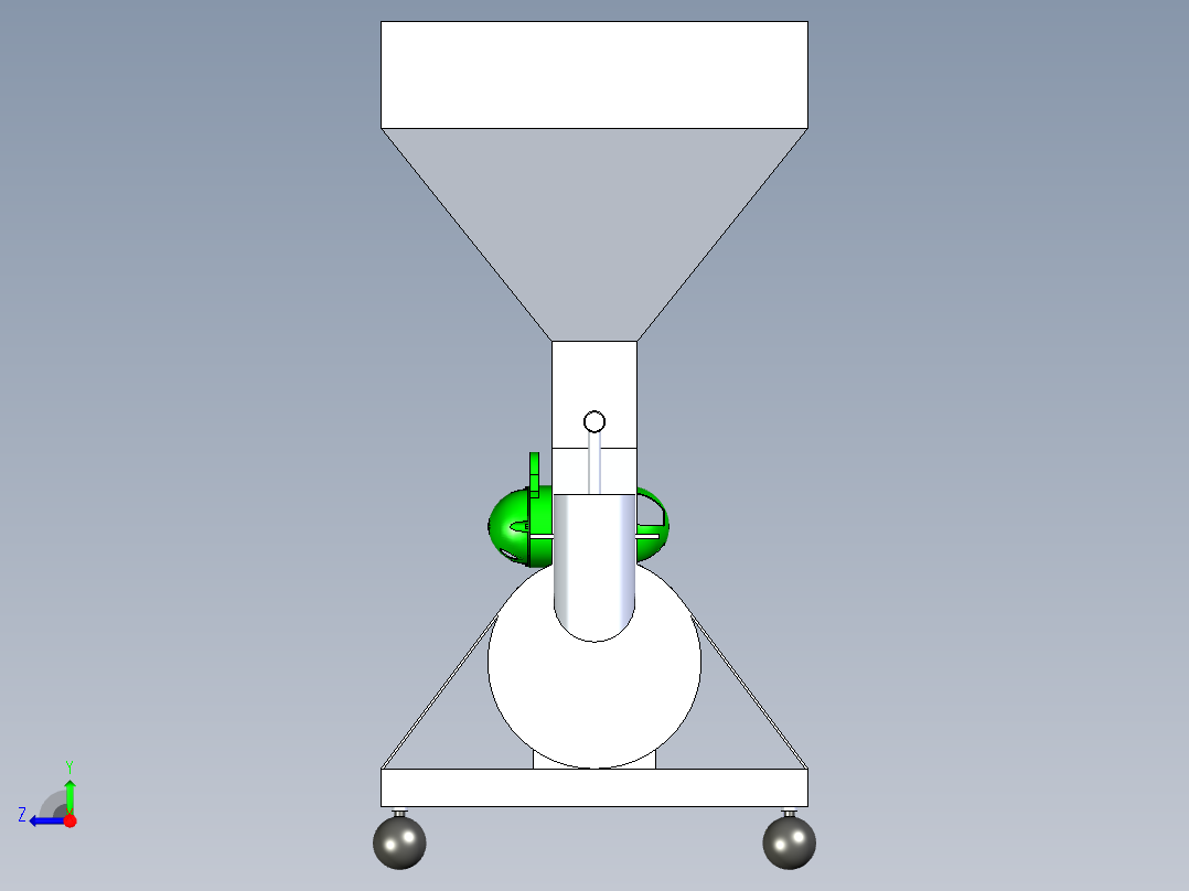 B2004595-木材燃料炉右视图