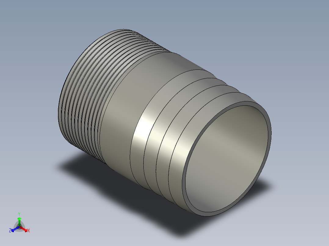 螺纹管水管接头-直通 DN50