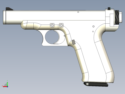 手枪左轮冲锋枪老式狙击步枪设计3D图纸musgres-v1-2 10 STP后视缩略图