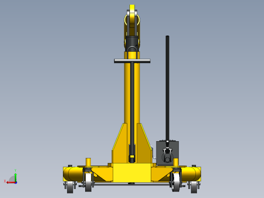 12吨移动式液压起重机3D数模图纸_Solidworks设计后视缩略图