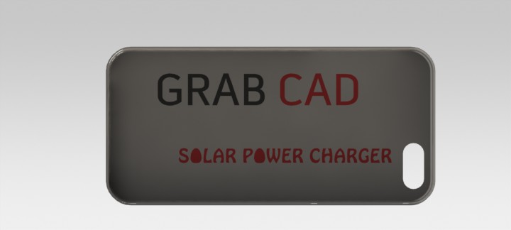 grab cad iphone太阳能充电器外壳1